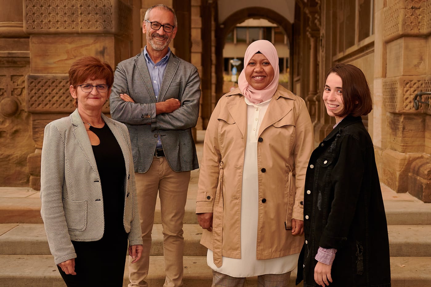 Der neu gewählte Vorstand des Ausschusses für Chancengerechtigkeit und Integration nach der konstituierenden Sitzung 2021.