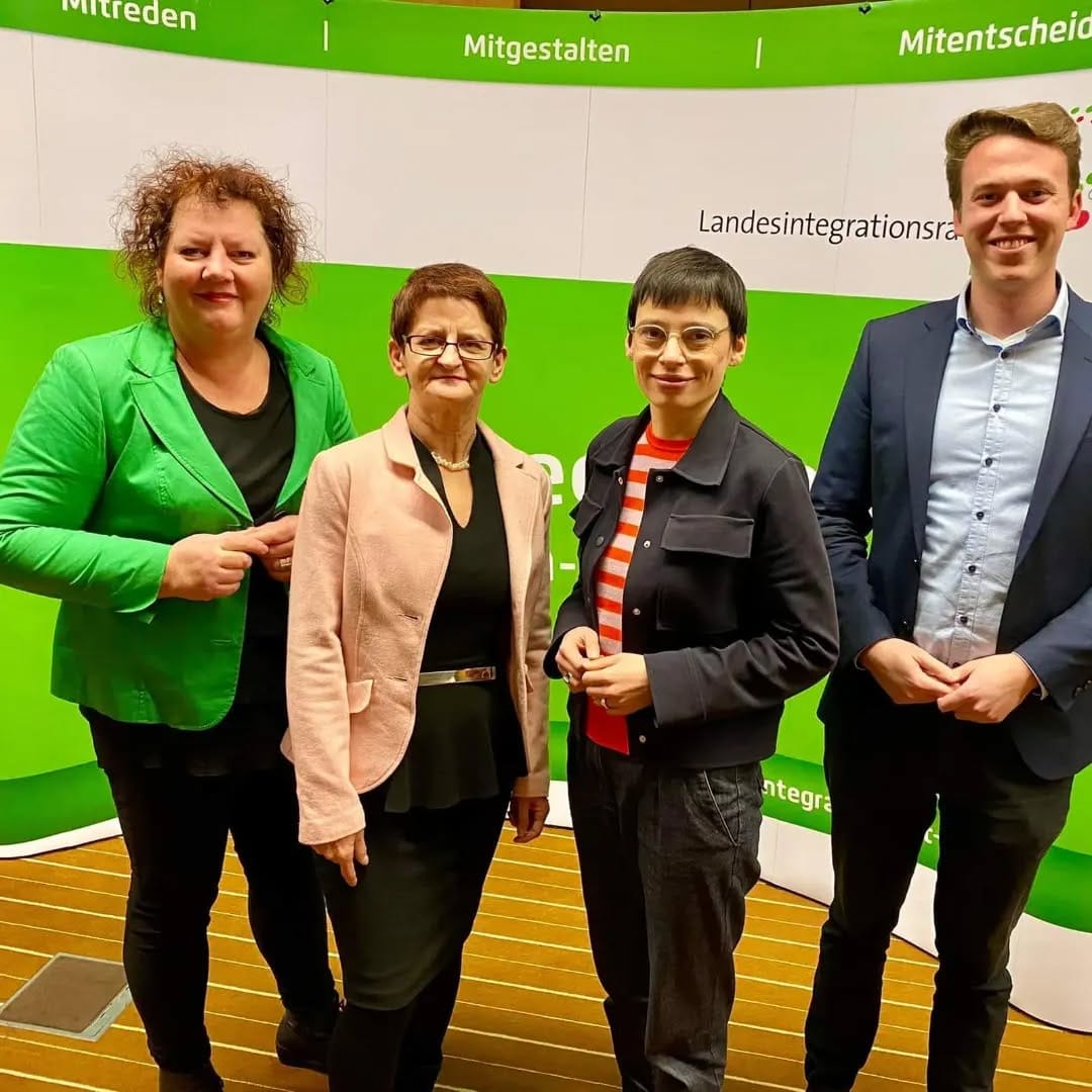 Mitgliederversammlung des Landesintegrationsrates NRW in Bielefeld mit Ministerin Paul.